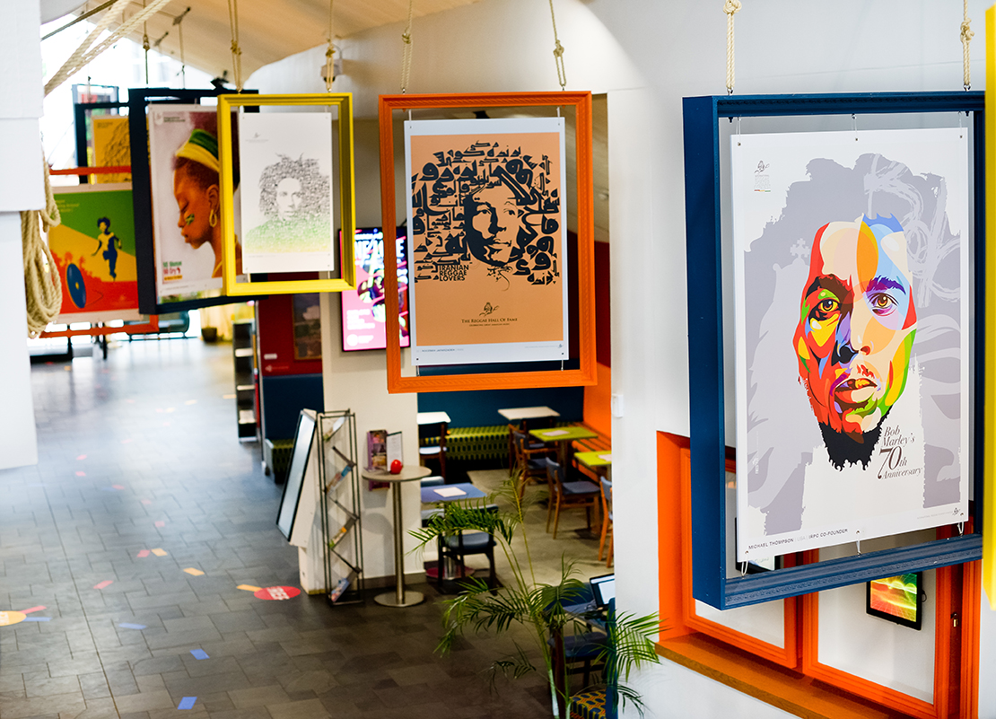 The Birmingham Repertory Theatre to host 30 of the Bob Marley posters